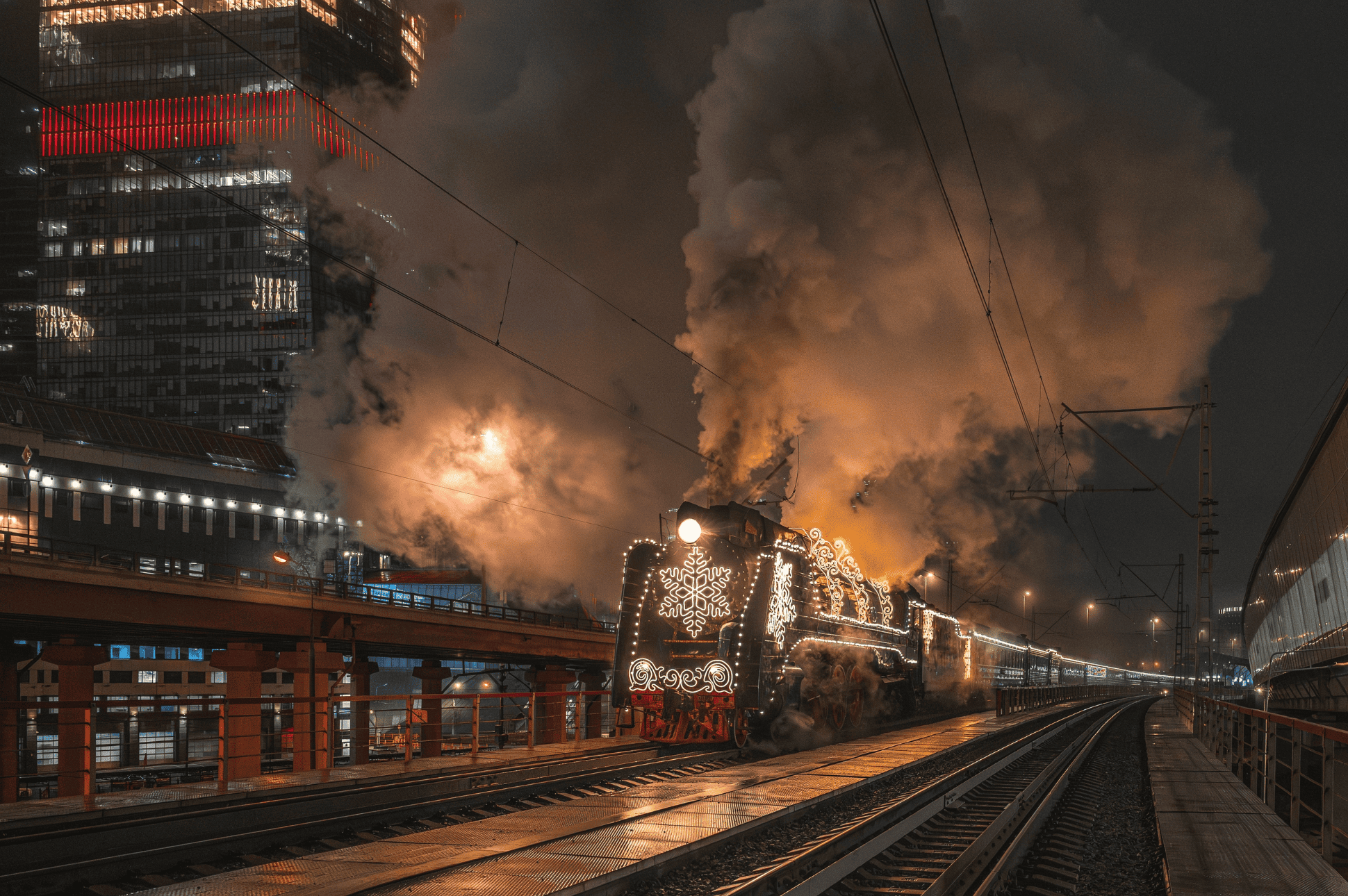 Фото: Поезд Деда Мороза